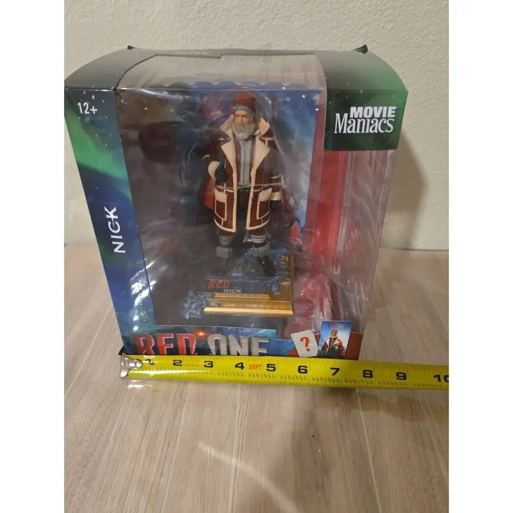 Official Red One Nick 6-Inch Action Figure with Collectible Card & Display Base